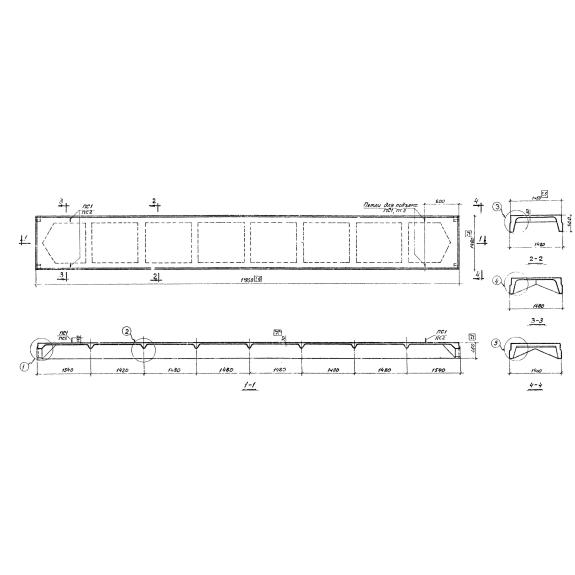 Большое фото товара - П 12п7-2 кп. Вариант №1