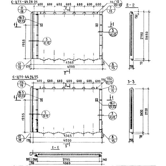 Большое фото товара - СЦТ 1-44-28-25. Вариант №1