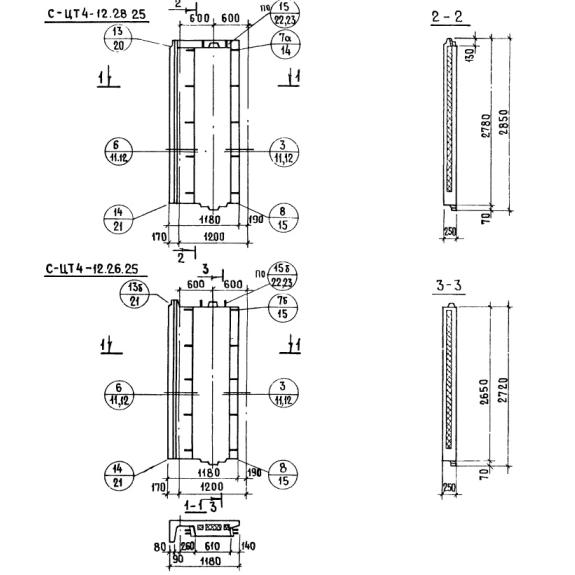 Большое фото товара - СЦТ 4-12-28-25. Вариант №1