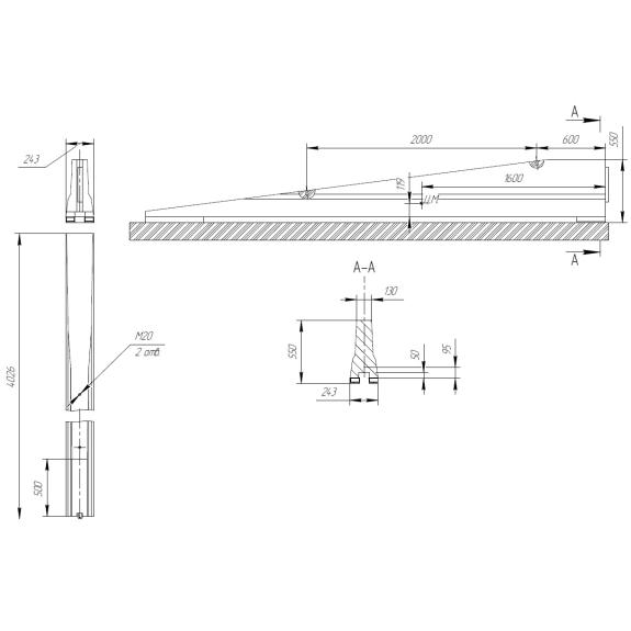 Большое фото товара - 12ДД-ТУ 5899-002-2010/250-0,55/4000 кп. Вариант №1