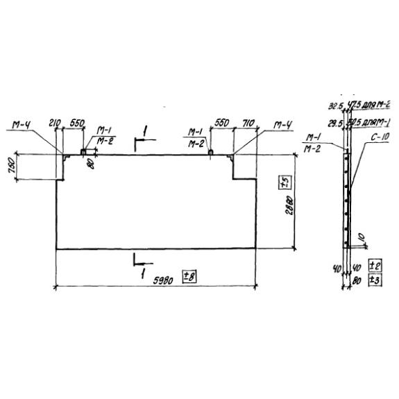 Большое фото товара - ППБ 1вт-5,98-2,86 (1.431-14). Вариант №1